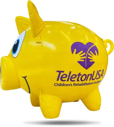 Puerco teletón inflable